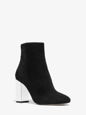 Petra Embellished Suede Ankle Boot 